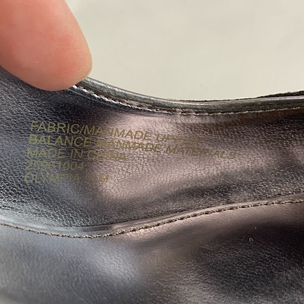 NICKELS SOFT Black sliver trim Slingback… - Picture 9 of 9